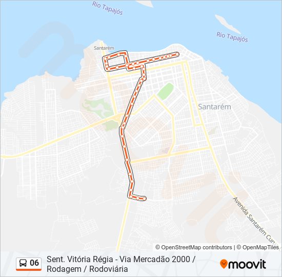 Mapa de 06 de autobús