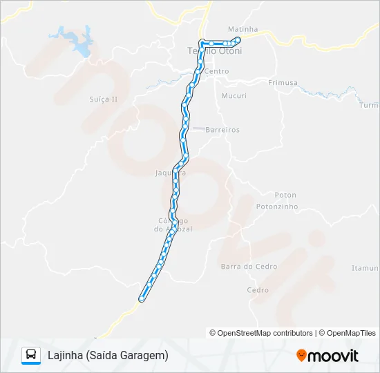 115 LAJINHA Bus Line Map