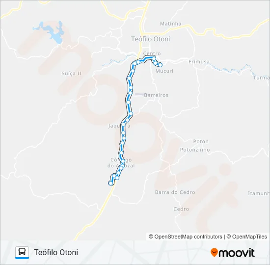 115.2 BREJAÚBA Bus Line Map