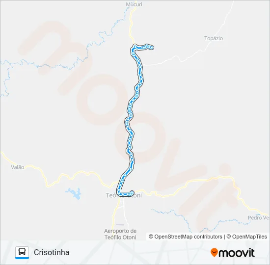 151 CRISOTINHA Bus Line Map