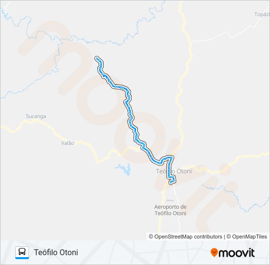 Mapa da linha 114 SÃO GERÔNIMO de ônibus