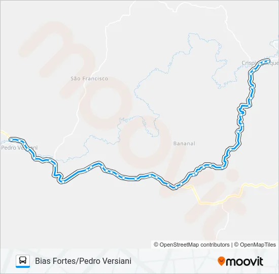 112 BIAS FORTES/PEDRO VERSIANI Bus Line Map