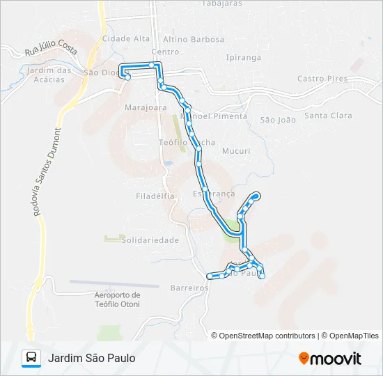 07 JARDIM SÃO PAULO Bus Line Map
