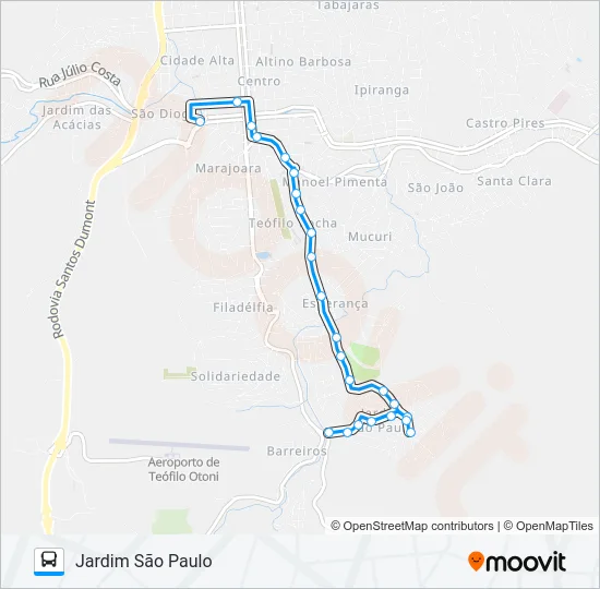 07 JARDIM SÃO PAULO Bus Line Map