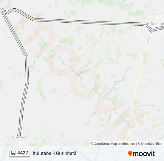 4427 bus Line Map