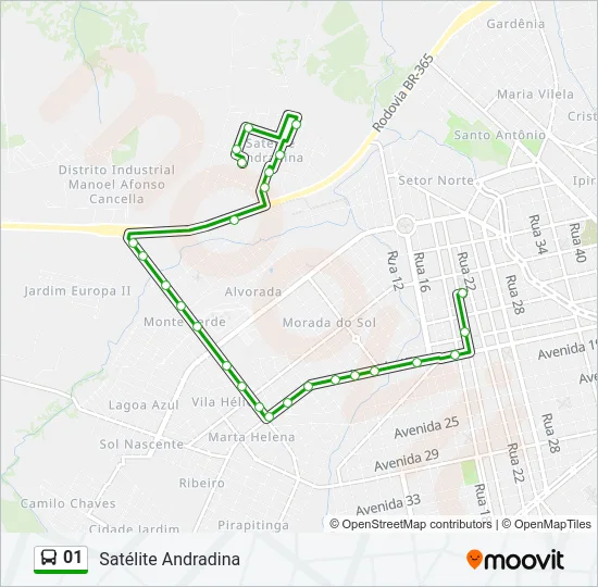 01 Bus Line Map