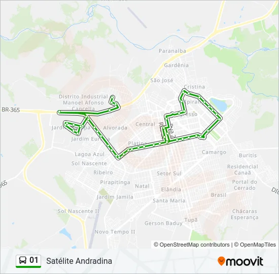 01 Bus Line Map