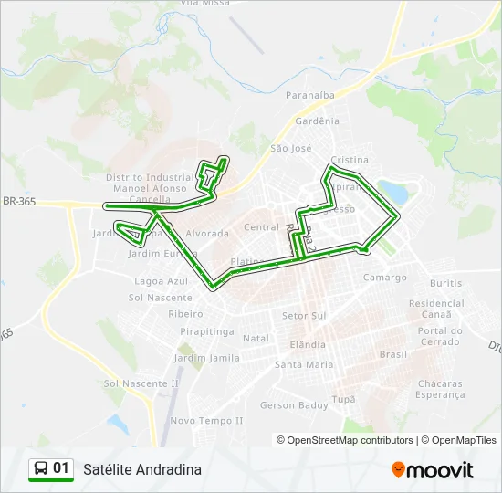 01 Bus Line Map