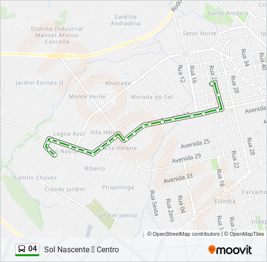 04 bus Line Map