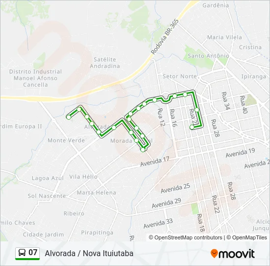 07 Bus Line Map