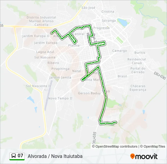 07 Bus Line Map
