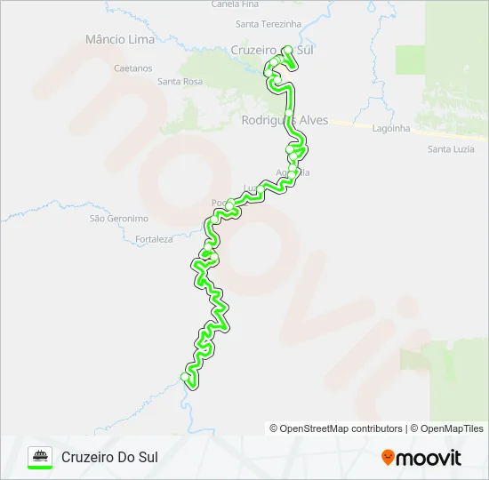 1 Ferry Line Map