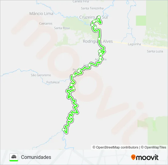 1 Ferry Line Map