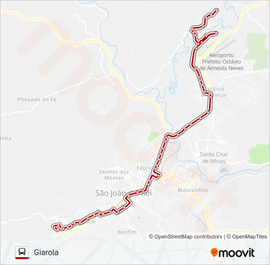 03 TIJUCO/GIAROLA Bus Line Map