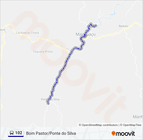 102 Bus Line Map