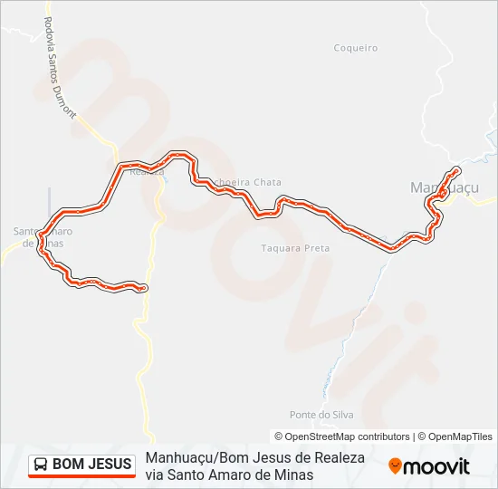 BOM JESUS Bus Line Map