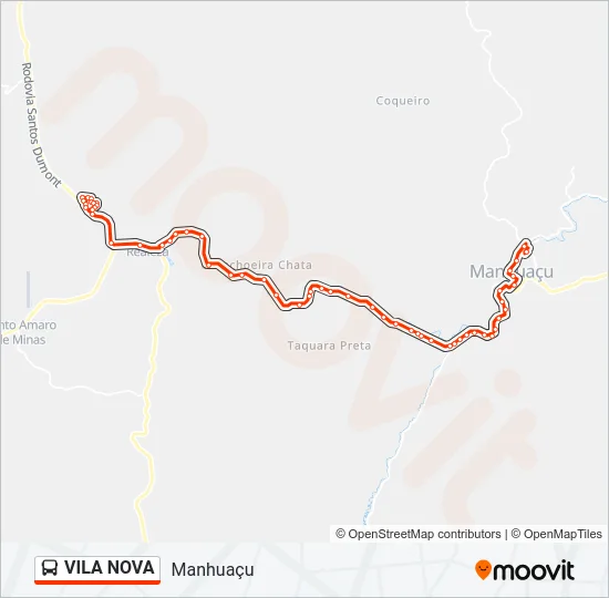 VILA NOVA Bus Line Map
