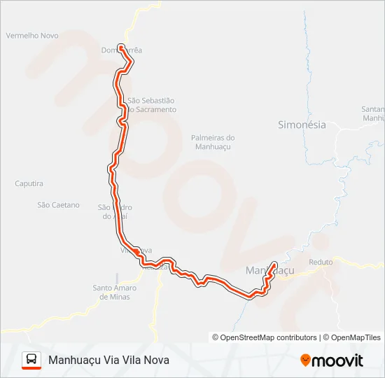 DOM CORRÊA Bus Line Map