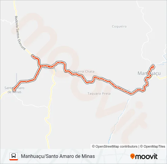 SANTO AMARO Bus Line Map