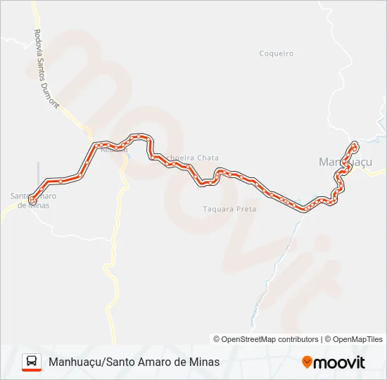 SANTO AMARO Bus Line Map