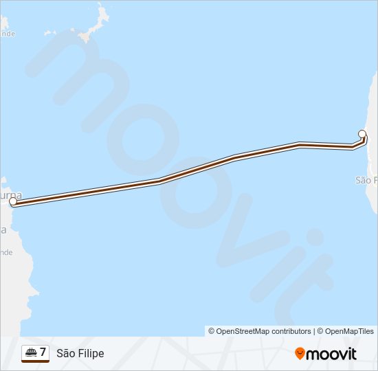 7 Ferry Line Map