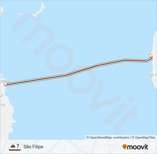 7 Ferry Line Map