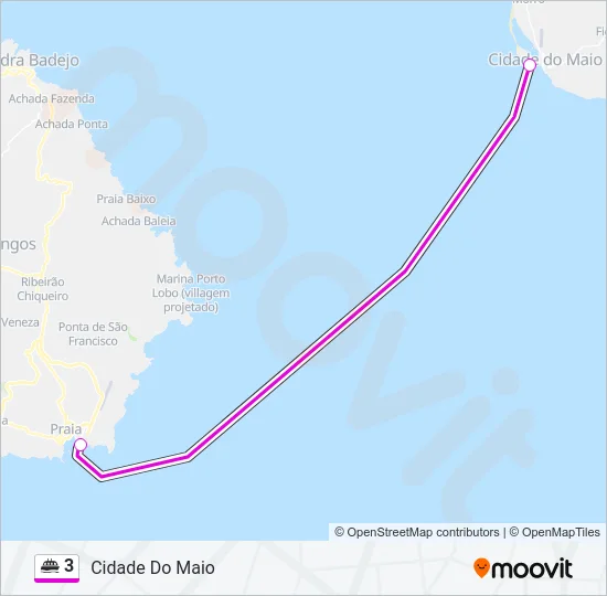 3 Ferry Line Map