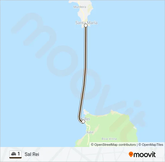 1 Ferry Line Map