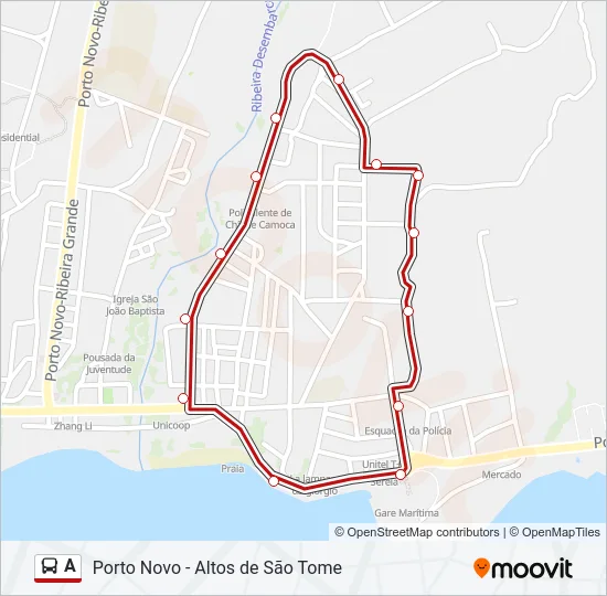 A Bus Line Map