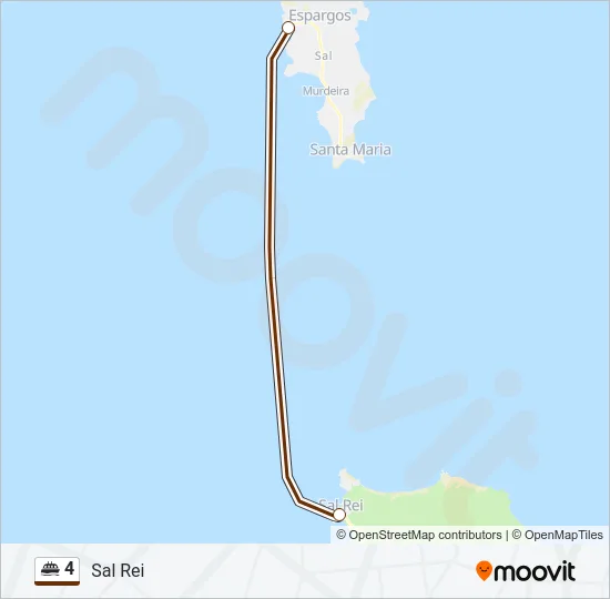 4 Ferry Line Map