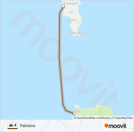 4 Ferry Line Map