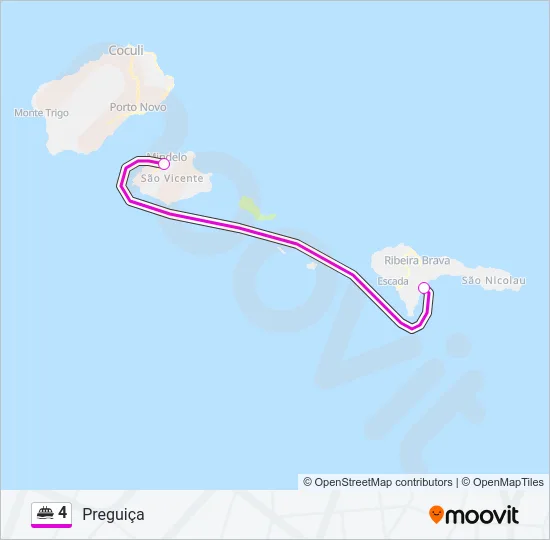 4 Ferry Line Map