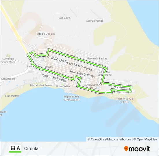 A Bus Line Map