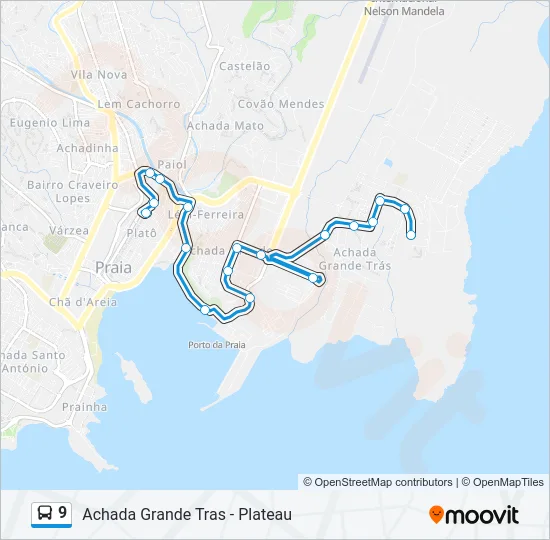 9 Bus Line Map