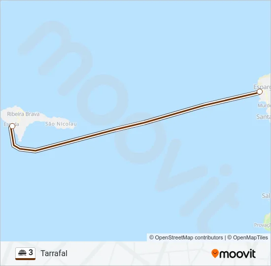 3 Ferry Line Map