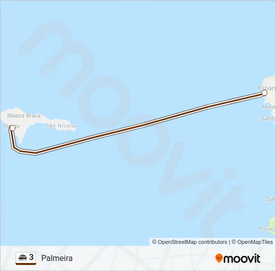3 Ferry Line Map