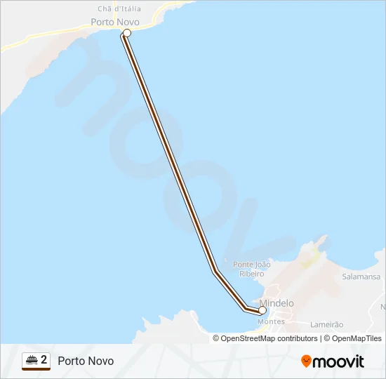 2 Ferry Line Map
