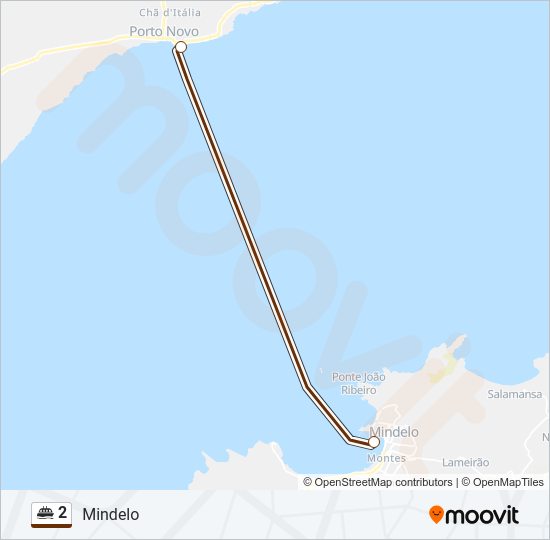 2 Ferry Line Map