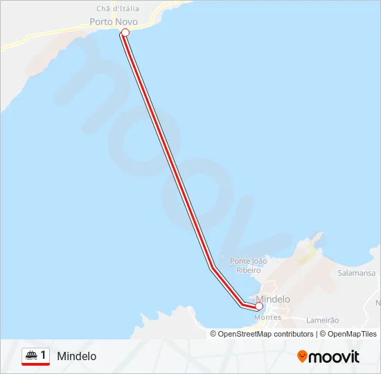 1 Ferry Line Map