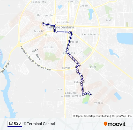 020 Bus Line Map