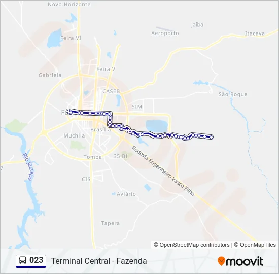 023 Bus Line Map