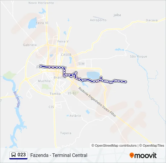 023 Bus Line Map