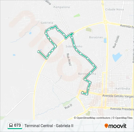 073 Bus Line Map