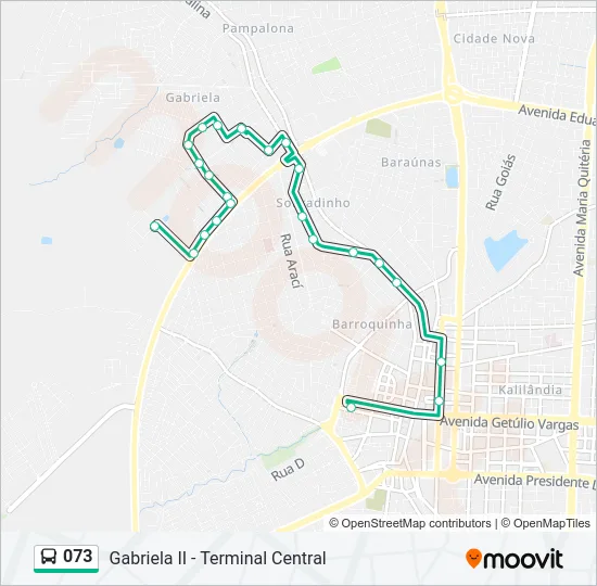 073 Bus Line Map