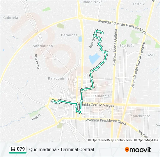 079 Bus Line Map