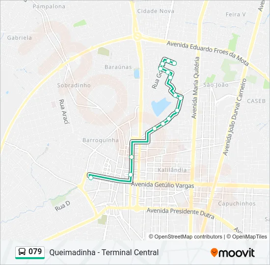 079 Bus Line Map