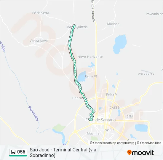 056 Bus Line Map