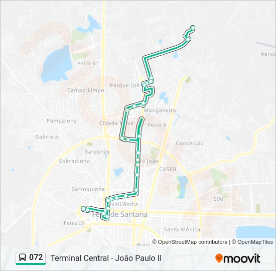 072 Bus Line Map