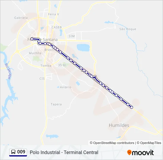 009 Bus Line Map