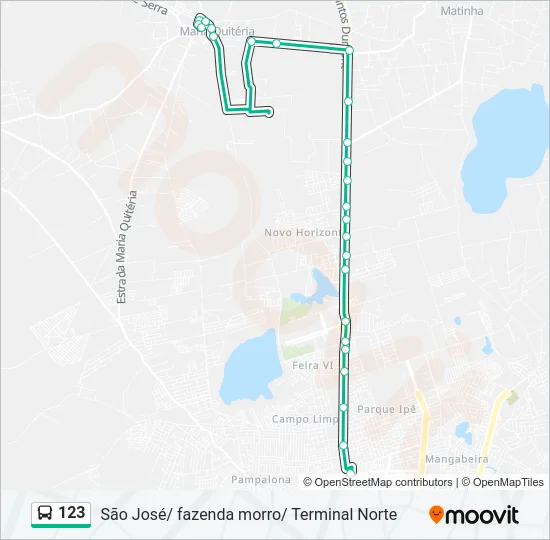 123 Bus Line Map
